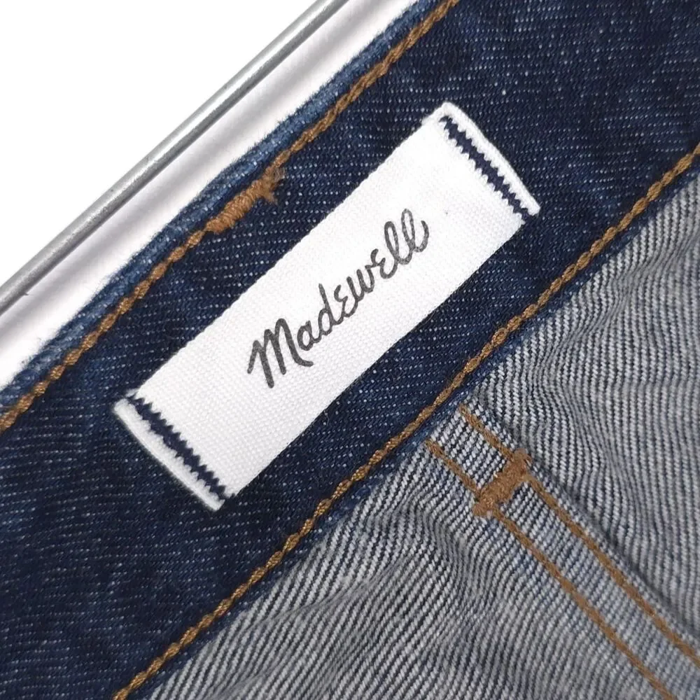 MADEWELL Women’s Jeans Blue The Curvy Vintage Flare 26 Bootcut 100% Cotton NW294